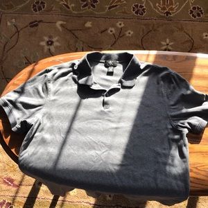 Men’s dark gray Calvin Klein polo shirt